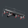 Душевой лоток AM.PM MasterFlow 60 W01SC-P11-060-01BM с Черной матовой решеткой Cut Gradient