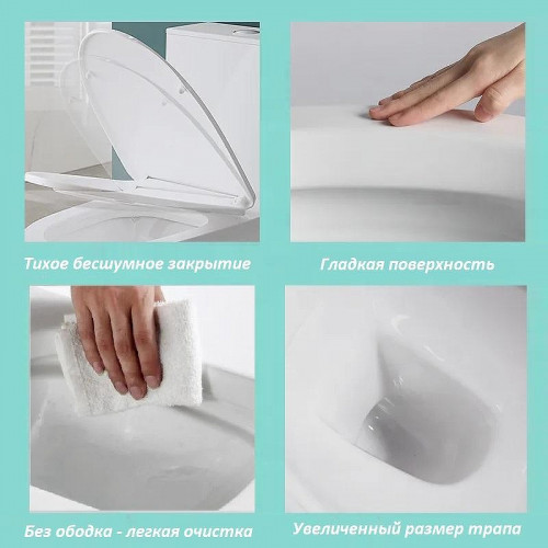 Унитаз Ceruttispa Orlter Aria UF CT10572 подвесной с сиденьем Микролифт