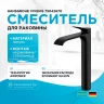 Смеситель для раковины Hansgrohe Vivenis 75042670 Черный матовый латунь