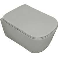 Унитаз Kerasan Tribeca 511459 подвесной Grigio matt без сиденья фаянс подвесной