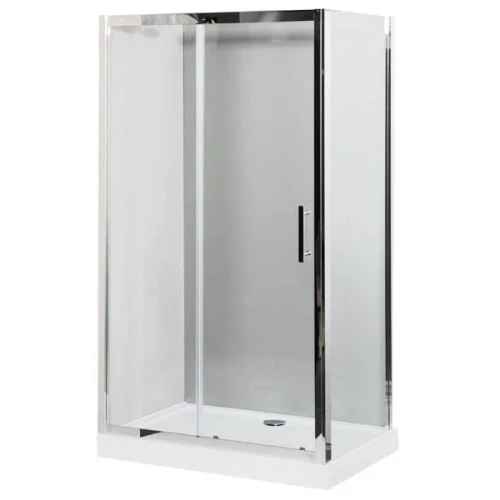Душевой уголок Aquanet Delta NPE1131 150x80 профиль Хром, стекло прозрачное