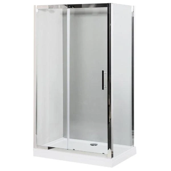 Душевой уголок Aquanet Delta NPE1131 150x80 профиль Хром, стекло прозрачное