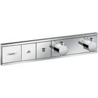 Смеситель для душа Hansgrohe RainSelect 15380000 с термостатом Хром латунь встраиваемый