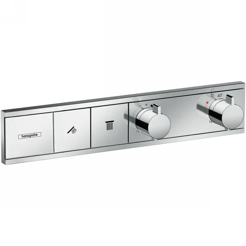 Смеситель для душа Hansgrohe RainSelect 15380000 с термостатом Хром латунь встраиваемый