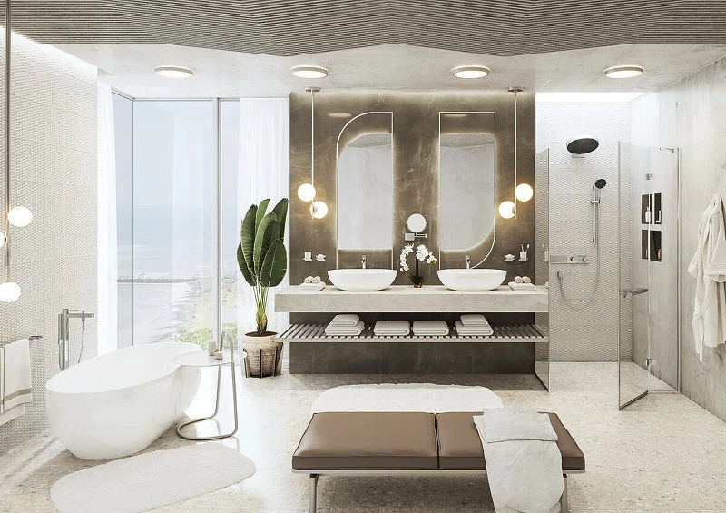 Смеситель для душа Hansgrohe RainSelect 15380000 с термостатом Хром латунь встраиваемый