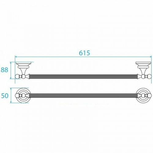 Полотенцедержатель Cezares Olimp OLIMP-TH06-01-M Хром