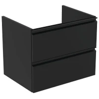 Тумба под раковину Ideal Standard Tesi 60 T0050ZT подвесная цвет Silk Black (Черный шелк)
