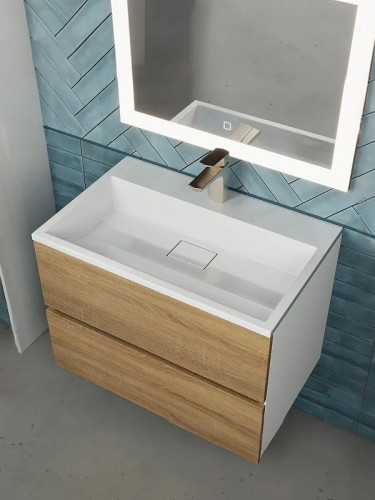 Раковина Uperwood Barsa 70 2911020345 цвет Белый глянцевый