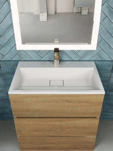 Раковина Uperwood Barsa 70 2911020345 цвет Белый глянцевый