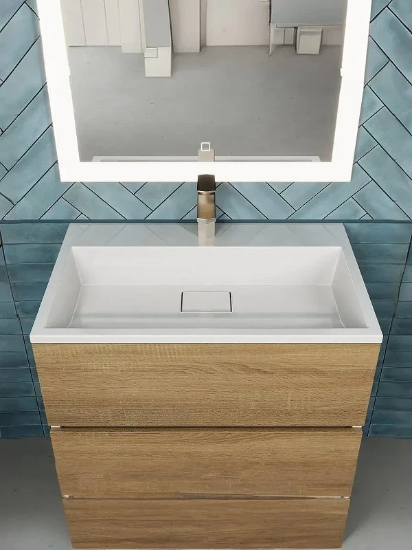 Раковина Uperwood Barsa 70 2911020345 цвет Белый глянцевый