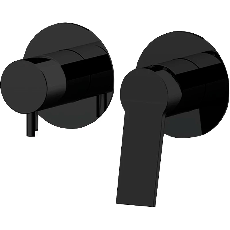 Смеситель для душа Remer Slash SL92ZPNO Черный матовый латунь встраиваемый