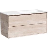 Тумба под раковину Sancos Marmi 2.0 100 R MR2.0100REG подвесная Дуб галифакс натуральный МДФ / ЛДСП