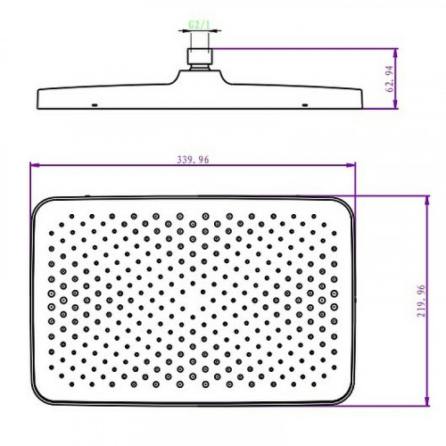 Верхний душ Raglo R451.52 Хром