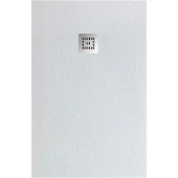 Душевой поддон из искусственного камня BelBagno Uno 160x80 TRAY-MR-UNO-AH-160/80-35-W-CR Белый