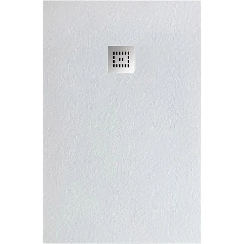 Душевой поддон из искусственного камня BelBagno Uno 160x80 TRAY-MR-UNO-AH-160/80-35-W-CR Белый