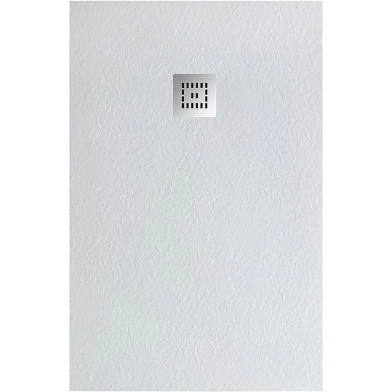 Душевой поддон из искусственного камня BelBagno Uno 160x80 TRAY-MR-UNO-AH-160/80-35-W-CR Белый