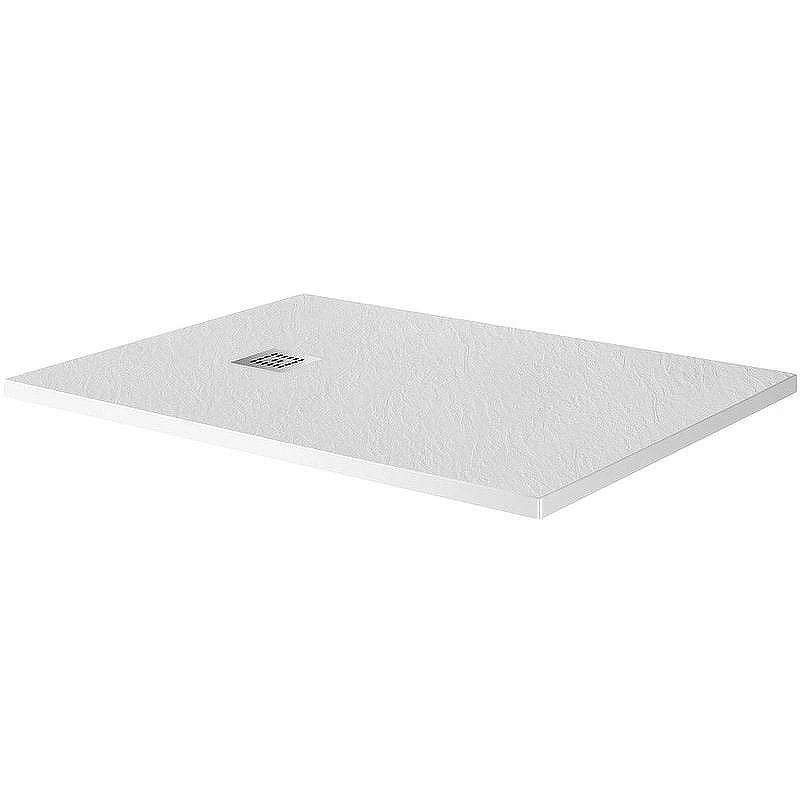 Душевой поддон из искусственного камня BelBagno Uno 160x80 TRAY-MR-UNO-AH-160/80-35-W-CR Белый