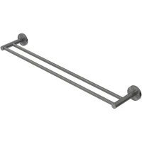 Полотенцедержатель Cezares Relax RELAX-THD-65-GM двойной Оружейная сталь