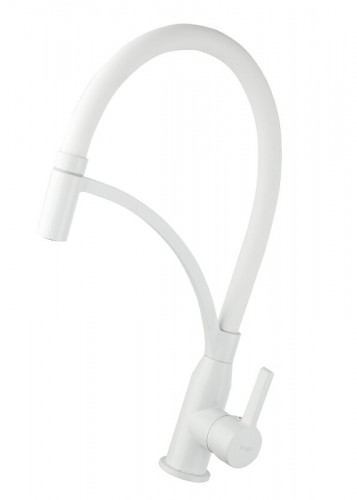 Смеситель для кухни Frap F4552-8 Белый латунь