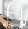 Смеситель для кухни Frap F4552-8 Белый латунь