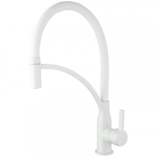 Смеситель для кухни Frap F4552-8 Белый латунь