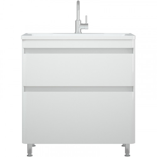Тумба под раковину Corozo Алабама Z2 80 SD-00000595 Белая МДФ / ЛДСП