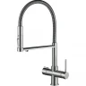 Смеситель для кухни ZorG Steel Hammer SH 2002 CR Хром латунь на столешницу