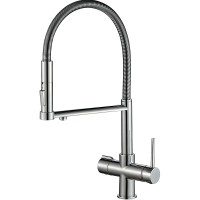 Смеситель для кухни ZorG Steel Hammer SH 2002 CR Хром латунь на столешницу