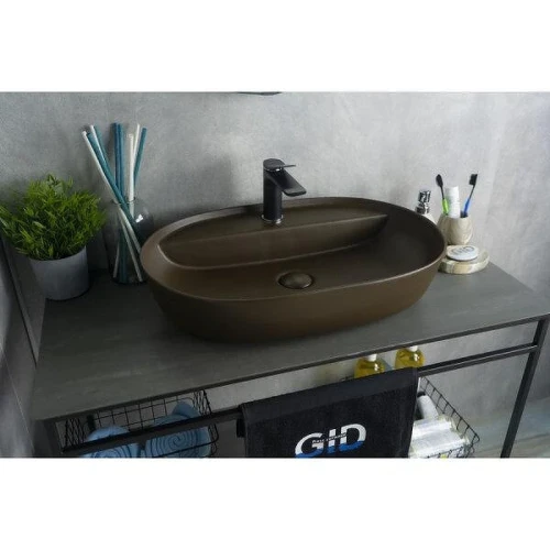 Раковина Gid Lago Br1346 61 53342 цвет Коричневый матовый