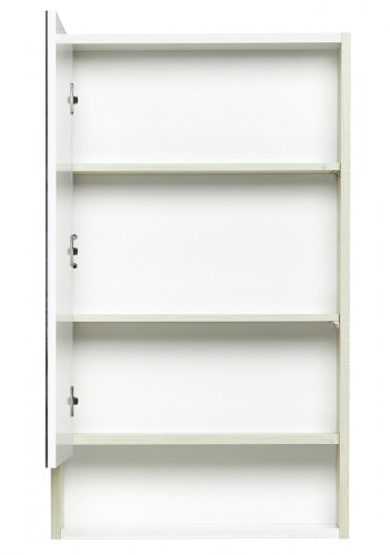 Зеркальный шкаф Aquaton Рико 50 1A212302RIB90 Белый Ясень фабрик МДФ / ЛДСП, стекло