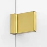 Душевой уголок New Trendy Avexa Gold 90х80 EXK-1780 профиль Брашированное золото стекло прозрачное
