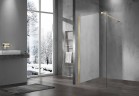 Душевая перегородка Vincea Walk-In 70 VSW-1H700CLG профиль Золото матовое стекло прозрачное