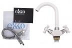 Смеситель для раковины Ekko E13332 цвет Белый