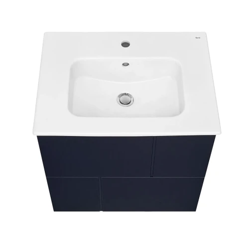 Тумба под раковину Roca Luna 60 ZRU9307766 подвесная цвет Синий