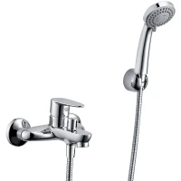 Смеситель для ванны WasserKRAFT Leine 3501 Хром латунь на стену