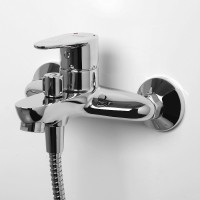 Смеситель для ванны WasserKRAFT Leine 3501 Хром латунь на стену