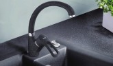 Смеситель для кухни Frap F4166-7 Черный матовый латунь