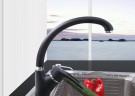 Смеситель для кухни Frap F4166-7 Черный матовый латунь