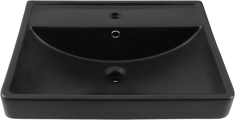 Раковина Aquanet Ирис 60 329247 цвет Черный матовый