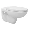 Унитаз с инсталляцией Loranto Fredo 4501+CS-WH8005 цвет Белый с сиденьем Микролифт