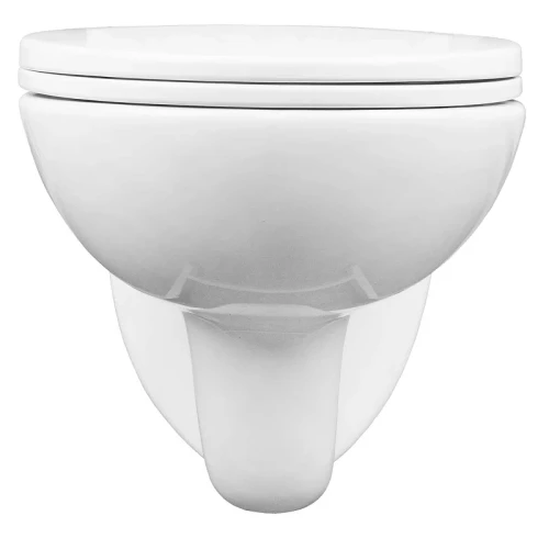 Унитаз с инсталляцией Loranto Fredo 4501+CS-WH8005 цвет Белый с сиденьем Микролифт