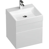 Тумба под раковину Ravak SD Natural 50 X000001051 подвесная Белая глянцевая МДФ / ЛДСП