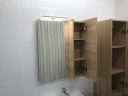 Зеркало со шкафом Comforty Тромсе 60 00004142221 Дуб сонома МДФ / ЛДСП, стекло