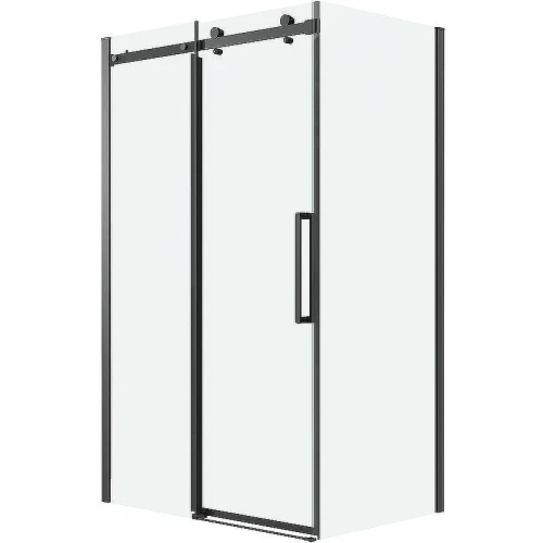 Душевой уголок Grossman Classic 120х70 120.K33.04.1270.21.00 профиль Черный матовый стекло прозрачное