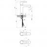 Смеситель для раковины Ravak Puri PU 014.00 X070113 Хром латунь