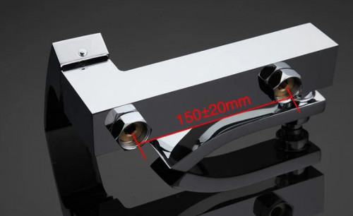 Смеситель для ванны Gappo G07 G3207 Хром латунь на стену