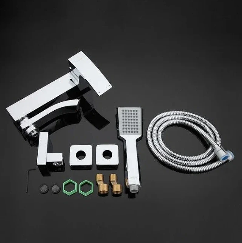 Смеситель для ванны Gappo G07 G3207 Хром латунь на стену