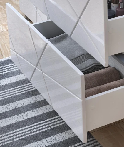 Тумба с раковиной Vigo Geometry 70 tn.GEO.FOS.70.2Y-com цвет Белый