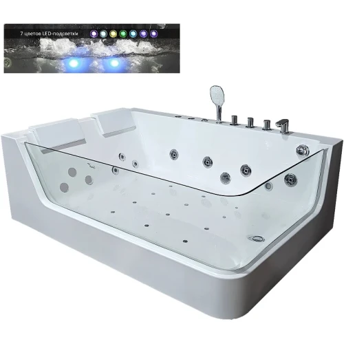 Акриловая ванна Ceruttispa 170x120 L C-495L 9949 с гидромассажем