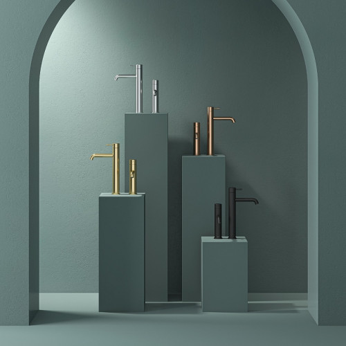 Смеситель для раковины Teska Atlas Leo L E5724 Черный матовый латунь